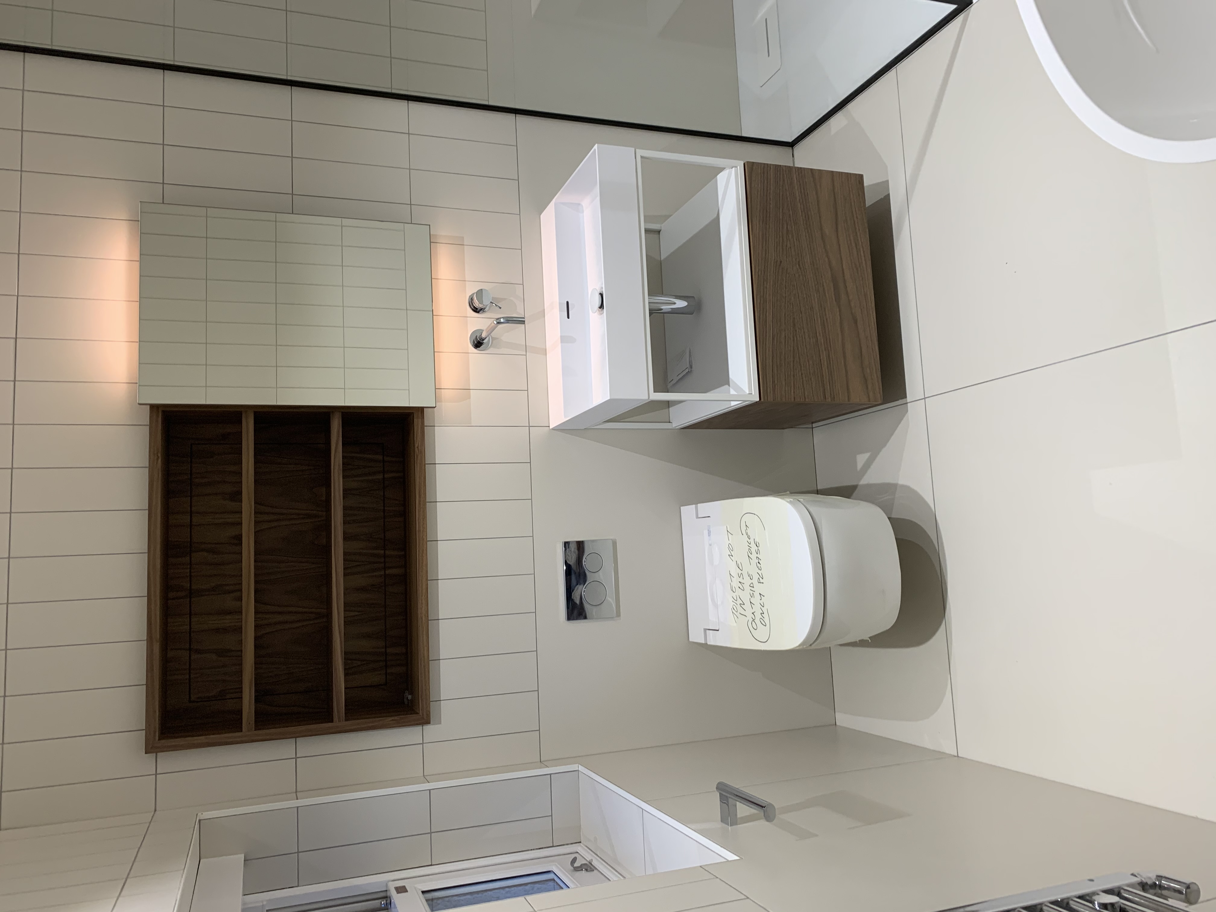 Modern bathroom fittings and fixtures